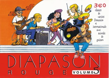 Diapason rouge volume 5 : 360 chants de variétés française et internationale Visual